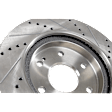 2003 Chevrolet Tahoe - Front, Driver or Passenger Side Brake Disc, Cross-drilled and Slotted, Vented, 6 Lugs, 305.05 mm, 4.8L 8Cyl