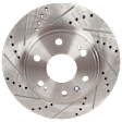 2003 Chevrolet Tahoe - Front, Driver or Passenger Side Brake Disc, Cross-drilled and Slotted, Vented, 6 Lugs, 305.05 mm, 4.8L 8Cyl