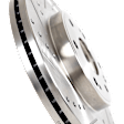 2003 Chevrolet Tahoe - Front, Driver or Passenger Side Brake Disc, Cross-drilled and Slotted, Vented, 6 Lugs, 305.05 mm, 4.8L 8Cyl