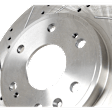 2003 Chevrolet Tahoe - Front, Driver or Passenger Side Brake Disc, Cross-drilled and Slotted, Vented, 6 Lugs, 305.05 mm, 4.8L 8Cyl