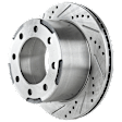 2007-2010 GMC Sierra 3500 HD - Rear, Driver or Passenger Side Brake Disc, Cross-drilled and Slotted, Vented, 8 Lugs, 325.3 mm