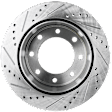 2007-2010 GMC Sierra 3500 HD - Rear, Driver or Passenger Side Brake Disc, Cross-drilled and Slotted, Vented, 8 Lugs, 325.3 mm