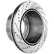 2007-2010 GMC Sierra 3500 HD - Rear, Driver or Passenger Side Brake Disc, Cross-drilled and Slotted, Vented, 8 Lugs, 325.3 mm