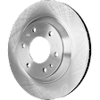 Front, Driver or Passenger Side Brake Disc, Plain Surface, Vented