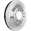 Front, Driver or Passenger Side Brake Disc, Plain Surface, Vented