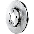 2014 Buick Verano - Front, Driver or Passenger Side Brake Disc, Natural Finish, Plain Surface, Vented, 5 Lugs, 299.97 mm, 2.0L 4Cyl