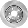 Rear, Driver or Passenger Side Brake Disc, Plain Surface, Vented, 5 Lugs, Pro-Line Series