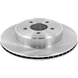 Rear, Driver or Passenger Side Brake Disc, Plain Surface, Vented, 5 Lugs, Pro-Line Series