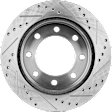 2000 Dodge Ram 2500 - Front, Driver or Passenger Side Brake Disc, Cross-drilled and Slotted, Vented, 8 Lugs, 326 mm, 5.9L 6Cyl