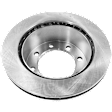 Rear, Driver or Passenger Side Brake Disc, Plain Surface, Vented, 8 Lugs, Pro-Line Series
