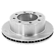 Rear, Driver or Passenger Side Brake Disc, Plain Surface, Vented, 8 Lugs, Pro-Line Series