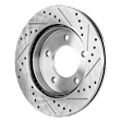 2000 Ford F-150 - Front, Driver or Passenger Side Brake Disc, Cross-drilled and Slotted, Vented, 5 Lugs, 308 mm, 4WD,  5 Lug, Fr 12/99, 4.2L 6Cyl