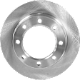 1994 Ford F-250 - Front, Driver or Passenger Side Brake Disc, Natural Finish, Plain Surface, Vented, 8 Lugs, 319.02 mm, 4WD,  Disc Only, 4.9L 6Cyl