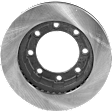 1994 Ford F-250 - Front, Driver or Passenger Side Brake Disc, Natural Finish, Plain Surface, Vented, 8 Lugs, 319.02 mm, 4WD,  Disc Only, 4.9L 6Cyl