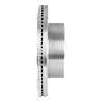 Front, Driver or Passenger Side Brake Disc, Cross-drilled and Slotted, Vented