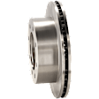 Rear, Driver or Passenger Side Brake Disc, Plain Surface, Vented, 8 Lugs, Pro-Line Series