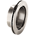 Rear, Driver or Passenger Side Brake Disc, Plain Surface, Vented, 8 Lugs, Pro-Line Series