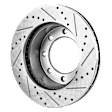 2005-2012 Ford F-350 Super Duty - Front, Driver or Passenger Side Brake Disc, Cross-drilled and Slotted, Vented, Pro-Line Series