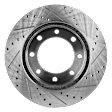 2005-2012 Ford F-350 Super Duty - Front, Driver or Passenger Side Brake Disc, Cross-drilled and Slotted, Vented, Pro-Line Series