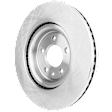 2017 Ford Explorer - Front, Driver or Passenger Side Brake Disc, Natural Finish, Plain Surface, Vented, 5 Lugs, 325.12 mm, For Models with Standard Duty Brake, 325mm Diameter, 2.3L 4Cyl