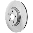 Front, Driver or Passenger Side Brake Disc, Plain Surface, 320 mm