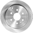 2009 Chevrolet Traverse - Rear, Driver or Passenger Side Brake Disc, Natural Finish, Plain Surface, Vented, 6 Lugs, 330.96 mm, 3.6L 6Cyl