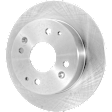 Rear, Driver or Passenger Side Brake Disc, Plain Surface, Solid, 4 Lugs, For Models with Rear Disc Brake, Pro-Line Series