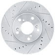 2003-2011 Honda Element - Front, Driver or Passenger Side Brake Disc, Cross-drilled and Slotted, Vented, 5 Lugs, 11.1 in., Coupe/Sedan
