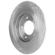 2017-2019 Hyundai Ioniq - Rear, Driver or Passenger Side Brake Disc, Plain Surface, Solid, 5 Lugs, 284 mm, For Models With Electronic Parking Brake, Pro-Line Series