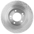 2017-2019 Hyundai Ioniq - Rear, Driver or Passenger Side Brake Disc, Plain Surface, Solid, 5 Lugs, 284 mm, For Models With Electronic Parking Brake, Pro-Line Series