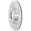 Front, Driver or Passenger Side Brake Disc, Plain Surface, Vented, 5 Lugs, 305.05 mm