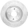 Front, Driver or Passenger Side Brake Disc, Plain Surface, Vented, 5 Lugs, 305.05 mm