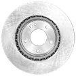 Front, Driver or Passenger Side Brake Disc, Plain Surface, Vented, 5 Lugs, 305.05 mm