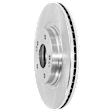 Front, Driver or Passenger Side Brake Disc, Plain Surface, Vented, 5 Lugs, 305.05 mm