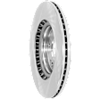 Front, Driver or Passenger Side Brake Disc, Plain Surface, Vented, 5 Lugs, 305.05 mm