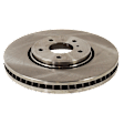 2006-2008 Infiniti FX45 - Front, Driver or Passenger Side Brake Disc, Plain Surface, Vented, 5 Lugs, 320.04 mm