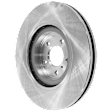 Front, Driver or Passenger Side Brake Disc, Plain Surface, Vented, 5 Lugs, 13.98 in. Disc Diameter, Sport Brake