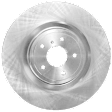 Front, Driver or Passenger Side Brake Disc, Plain Surface, Vented, 5 Lugs, 13.98 in. Disc Diameter, Sport Brake