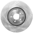 Front, Driver or Passenger Side Brake Disc, Plain Surface, Vented, 5 Lugs, 13.98 in. Disc Diameter, Sport Brake