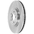 Front, Driver or Passenger Side Brake Disc, Plain Surface, Vented, 5 Lugs, 13.98 in. Disc Diameter, Sport Brake