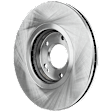 Front, Driver or Passenger Side Brake Disc, Plain Surface, Vented, 5 Lugs, 303.02 mm