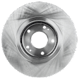 Front, Driver or Passenger Side Brake Disc, Plain Surface, Vented, 5 Lugs, 303.02 mm