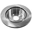 Rear, Driver or Passenger Side Brake Disc, Plain Surface, Vented