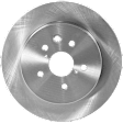 Rear, Driver or Passenger Side Brake Disc, Plain Surface, Vented