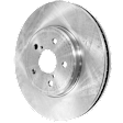 Front, Driver or Passenger Side Brake Disc, Natural Finish, Plain Surface, Vented, 5 Lugs, 314.96 mm, 4.3L, 8Cyl
