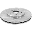 Front, Driver or Passenger Side Brake Disc, Natural Finish, Plain Surface, Vented, 5 Lugs, 314.96 mm, 4.3L, 8Cyl