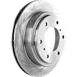 Rear, Driver or Passenger Side Brake Disc, Plain Surface, Vented, 6 Lugs, 11.81 in., Pro-Line Series