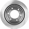 Rear, Driver or Passenger Side Brake Disc, Plain Surface, Vented, 6 Lugs, 11.81 in., Pro-Line Series
