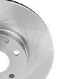 Front, Driver or Passenger Side Brake Disc, Plain Surface, Vented, 5 Lugs, Pro-Line Series