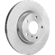 Front, Driver or Passenger Side Brake Disc, Plain Surface, Vented, 5 Lugs, Standard Brakes, Pro-Line Series